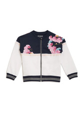 MAGLIA FELPA FELPE BIMBA GUESS K2RQ04KA6R0 COTONE BLU ORIGINALE PE 2022