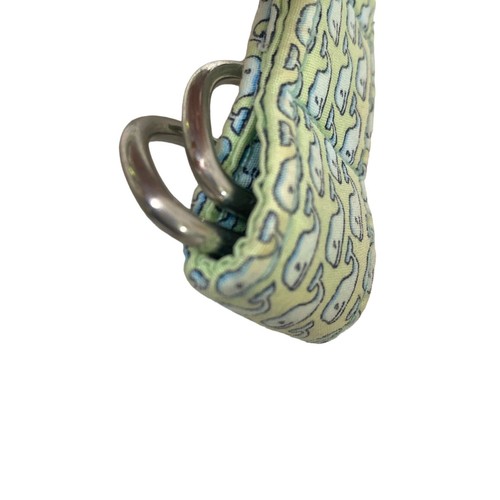 VINEYARD VINES Kids Belt Size Large Whale Mint Green Print Adjustable D-ring - Picture 6 of 7