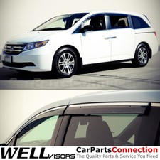 Wellvisors Window Visors 11-17 For Honda Odyssey Side Deflectors Deflectors Wellvisors Window Visors 11-17 For Honda Odyssey Side Deflectors Deflectors