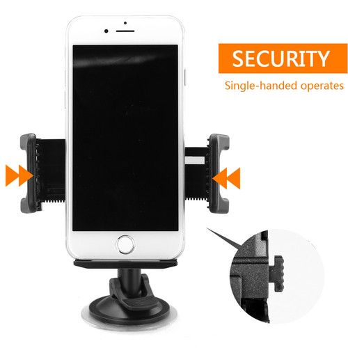 Universal 360° Rotation Windshield Car Mount Holder Stand For Mobile Phone GPS - Picture 4 of 9
