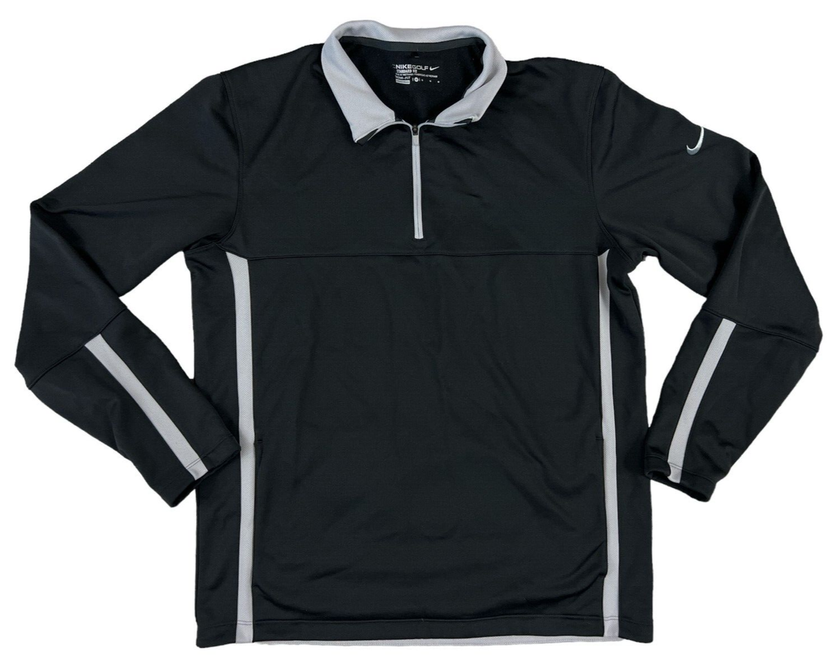 nike men's therma half zip golf shirt