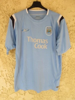Maillot MANCHESTER CITY 2004 2006 Reebok home shirt football jersey vintage XL - Photo 1/4