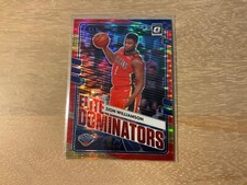 2020-21 Panini Donruss Optic Zion Williamson Elite Dominators Red Pulsar Prizm