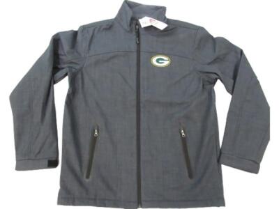 New Green Bay Packers Mens Sizes M-L-XL-2XL Hard Shell Full Zip Jacket