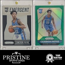 2015-16 Panini Prizm Green Prizm Cameron Payne non auto Rookie RC 312 Suns 💎🔥