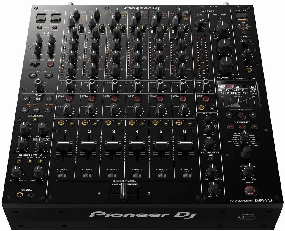 Fast Shipping Pioneer DJM-V10 Professional DJ Mixer 6-Channel DJMV10 High-end JP - Image 3 of 4