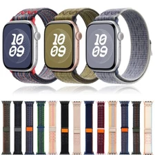 Nylon Sport Loop Band for Apple Watch 11 10 9 8 7 6 SE 3 40/44/41/45/42/46/49mm