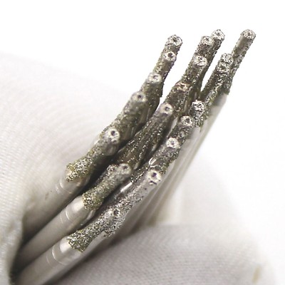 30Pcs 1mm Diamond Core Drill Bits Hole Saw Cutter Coated Solid Bit for Gemstone