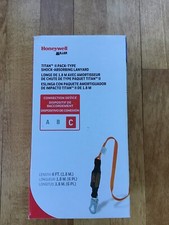 Miller Titan Iipack Type Shock Absorbing Lanyard Six Foot. Honeywell Model # RWS