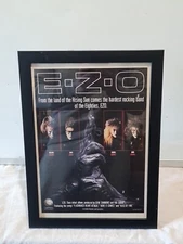 EZO E-Z-O   1987  FRAMED ADVERT MUSIC POSTER A4 8X12"