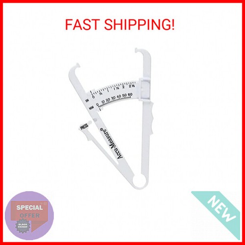 Body Fat Caliper - Handheld BMI Body Fat Measurement Device - Skinfold Caliper M