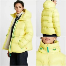 Hunter Original Women's Insulated Puffer Snow Jacket Yellow Size L New Msrp $275