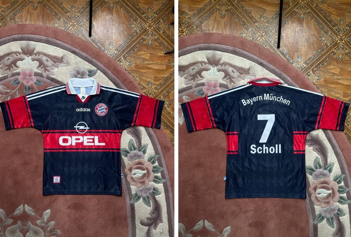 バイエルンミュンヘン #7 Scholl 1997 1999 ゲームシャツ XL バイエルンミュンヘン #7 Scholl 1997 1999 ゲームシャツ XL