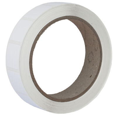 Action Target Pasters 7/8 Adhesive Square Bullet Hole Repair White 1000 Per Roll