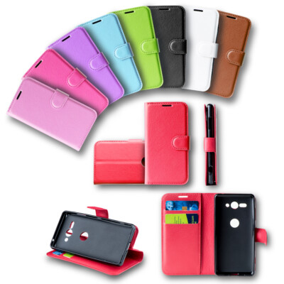 Schutzhülle Bookcover Tasche Hülle Wallet Etuis für viele Smartphone Modelle Neu