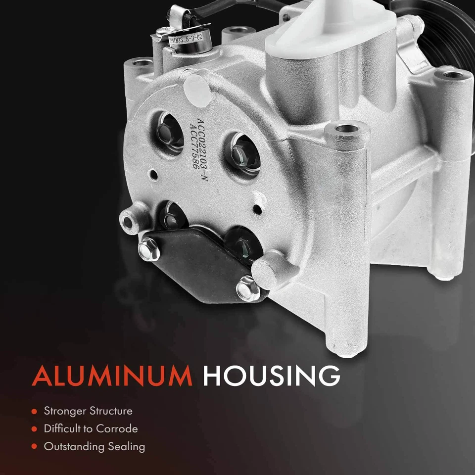 Компрессор переменного тока с 6-канавочным шкивом для Jaguar S-Type X-Type Lincoln LS 2000-2005 - Изображение 3 из 4