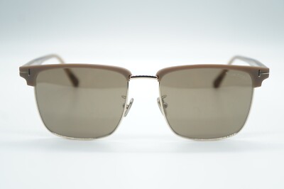 NEW TOM FORD TF 997-H 52L MATTE TAN GOLD AUTHENTIC SUNGLASSES