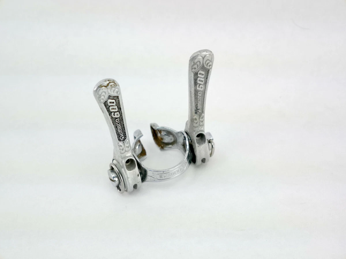 Shimano 600 shifters Arabesque down tube vintage road bike