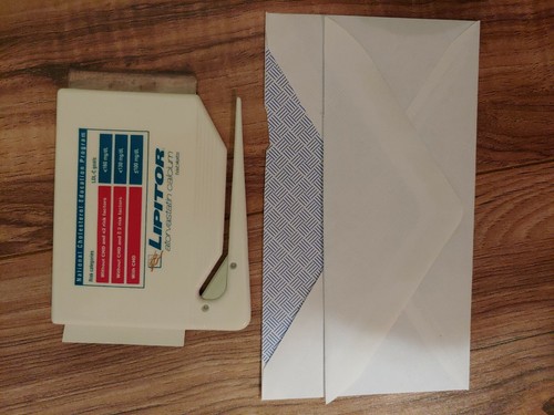 (3) LIPITOR ZIPPY LETTER OPENER . DRUG REP PROMO. - Picture 6 of 6