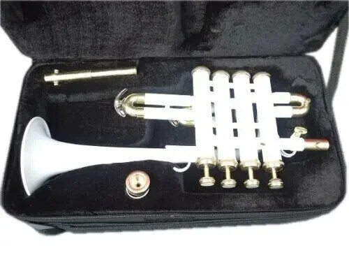 SOUND SAGA Piccolo Trumpet BB Pitch, premium quality including mouthpiece and carrying case (BRASS
