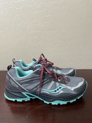 Saucony Womens Excursion Tr8 Running Shoes Gray S15203-4 Lace Up