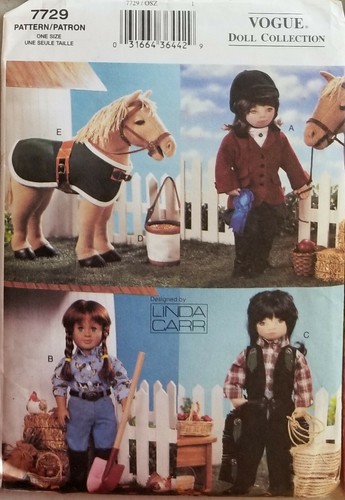 Vogue Doll Clothes Sewing Patterns 18" American Girl + Other sizes 160 U-Pick - Picture 51 of 115