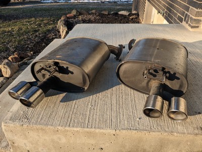 2018 2019 2020 2021 2022 TOYOTA CAMRY XSE V6 DUAL TIP EXHAUST MUFFLER ...