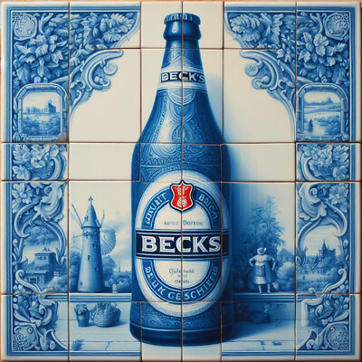 Fine Art Giclée Druck ''Delfter Beer'', limitiert, mit Zertfikat