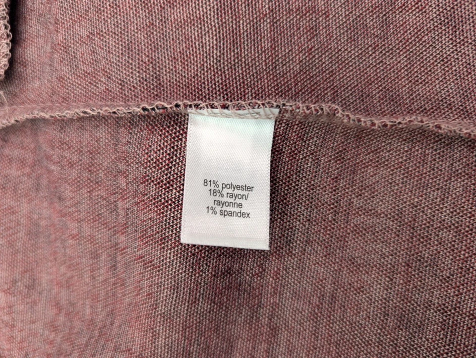 Chaqueta Blazer Maurices Roja a Cuadros Sin Forro Tejido (Sin Botones) Abrigo, Mujer M (34x26) Foto 4 de 4