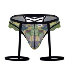 Underwear: CandyMan 99580X Garter Camo Thongs