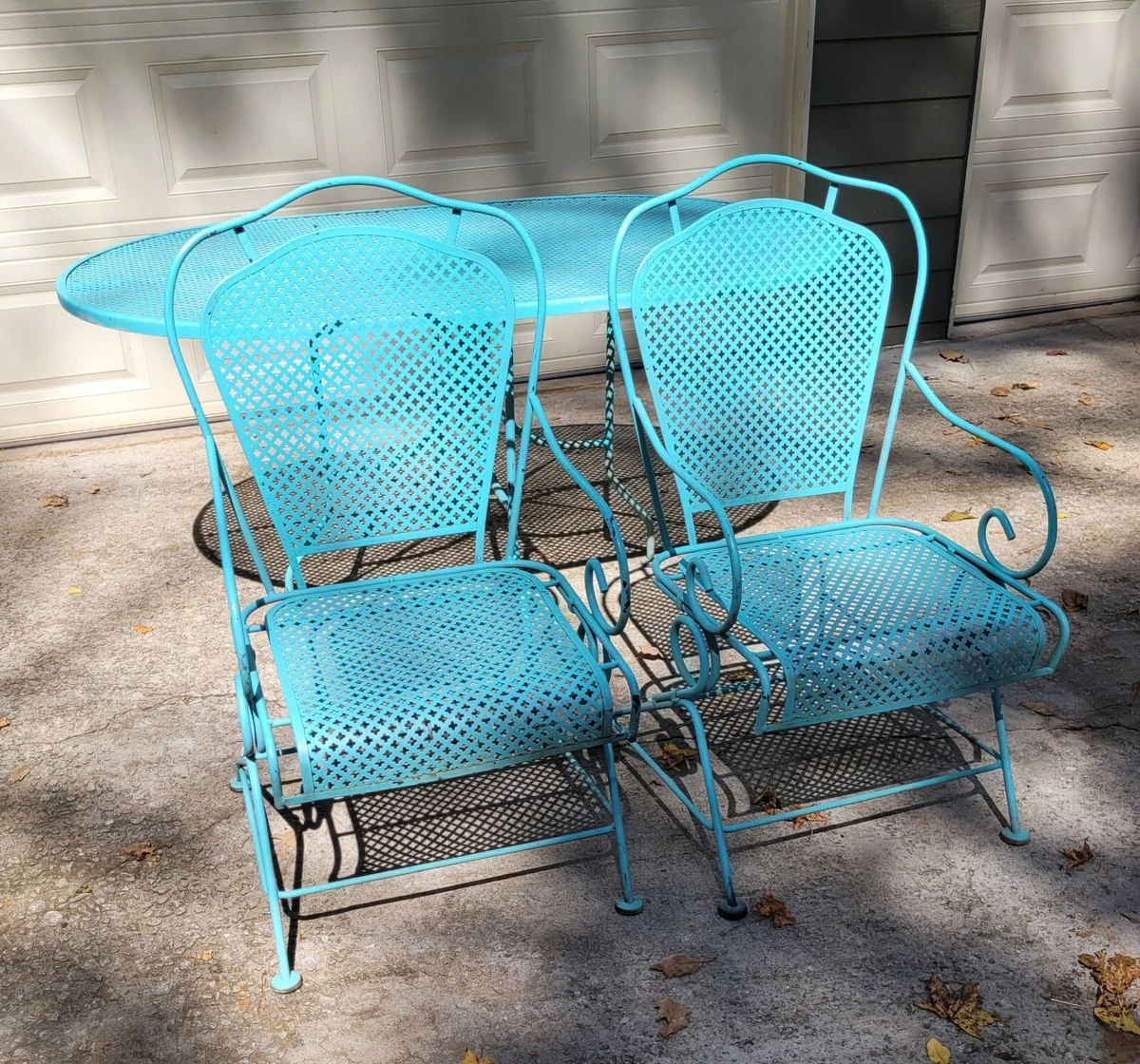 turquoise outdoor furniture