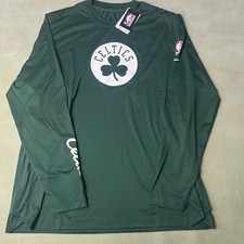 Nike Boston Celtics Dri-Fit Team Issue Practice City Edition Long Sleeve XXLT