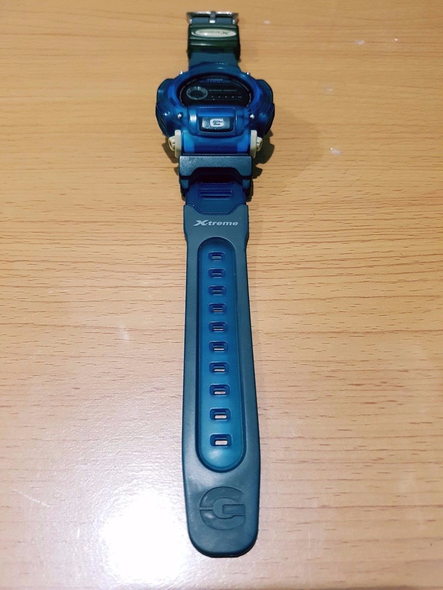 Vintage G-Shock Surfing X-treme Hip-Hop DW9000 Rare Color Blue Sky