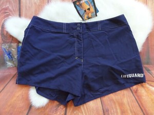 navy blue swim shorts womens