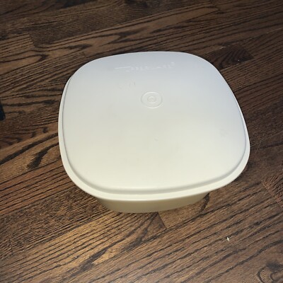 Tupperware cuit vapeur rond avec passoire vintage - Arts de la table