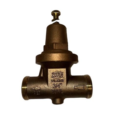 READ New Zurn Wilkins 34-70XLDU 3/4" Pressure Reducing Valve Double Union FNTP