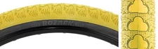 SE Racing Bozack 24 x 2.4 BMX Street Bike Tires Yellow / Black Set of 2 New
