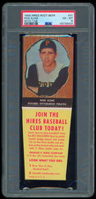 1958 Hires Root Beer #31 Ron Kline With Tab PSA 6