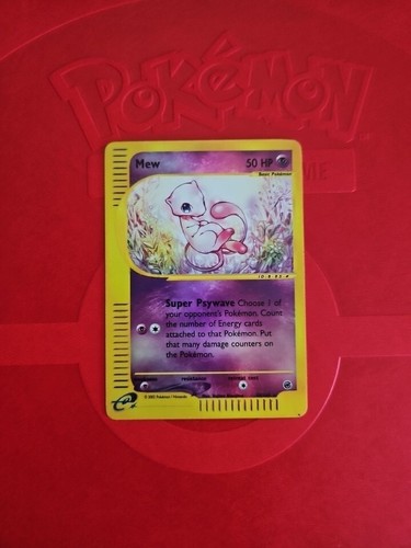 2002 Pokemon Expedition Mew Reverse Holo Rare - Picture 5 of 5