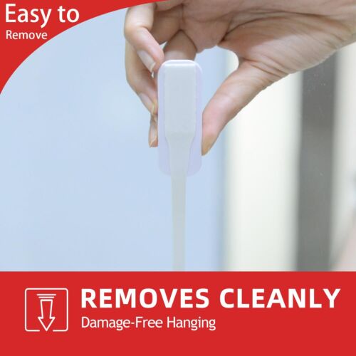 Utility Wall Hooks For Hanging Large 10 Hooks Damage Free Hanging Wall Hooks Wit - Picture 4 of 6
