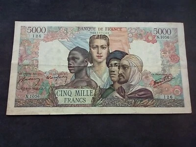 5000 Francs Empire (6-9-1945) (Ref 2472) - Photo 1/2