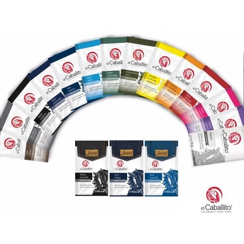 Paquete 3 ropa artesanal en polvo colorante/tinte El Caballito. {Paquete de 3} | eBay