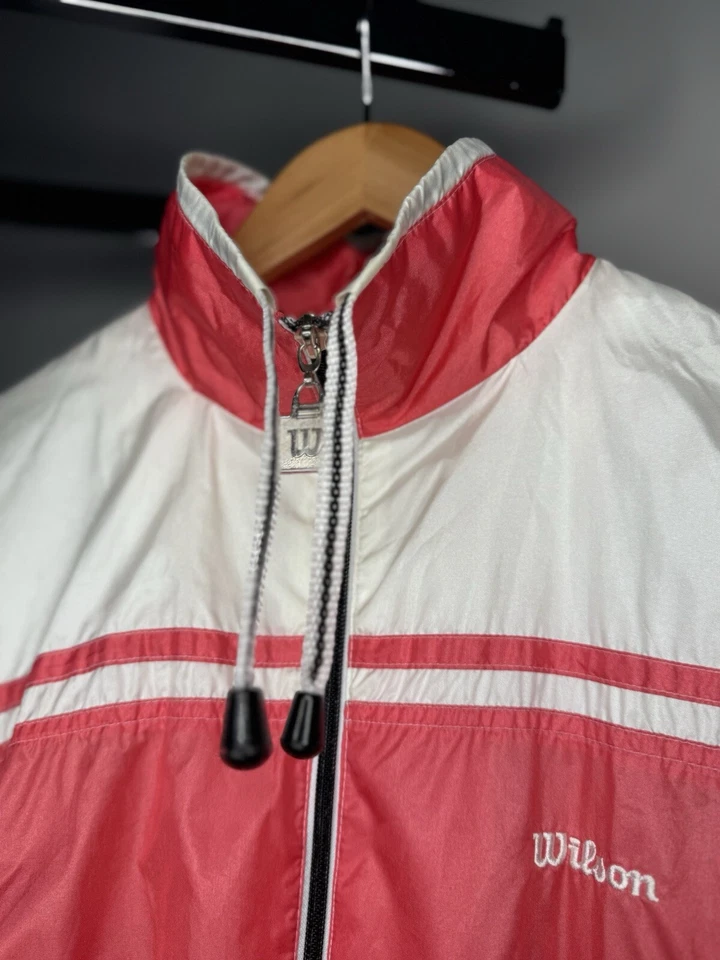 Cortavientos vintage Wilson para mujer talla L Foto 3 de 4