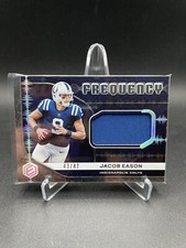 JACOB EASON 2020 Panini Elements Rookie Patch 2 /47 Frequency Silver Colts RC 🔥