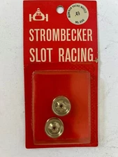 Strombecker Aluminum racing wheels (2) 1/24 scale slot parts NIB