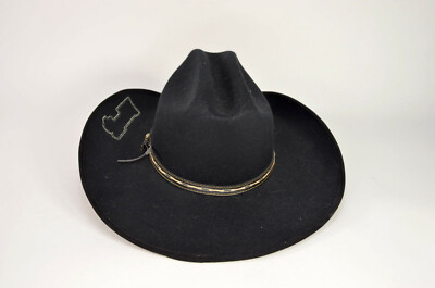 EC La Sierra Black Woven Cowboy Hat with Decorative Concho Band Size Medium il_1080xN.6417007344_7uer.jpg main image 2