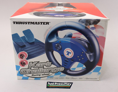 Thrustmaster Kart Challenge Racing Wheel for Nintendo Wii & GameCube GC CIB MIB