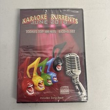 KARAOKE KURRENTS JUNE 2010 TOP HITS 6 CD G DISC SET NEW SEALED w/PRINT