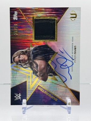 2025 Topps WWE Universe #SRS-PNI PIPER NIVEN Superstar Relic Autograph /99