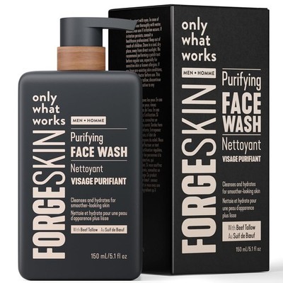 FORGE SKIN  Beef Tallow Face Wash for Men TALLOWBASED  Morning Nourishing Hyd...